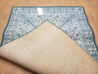 3x5 Power-Loomed Rug Ivory, Light Teal, Dark Teal Small Accent Carpet Nice - Jewel Rugs