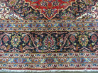 8' X 11' Vintage Handmade India Wool Rug Hand Knotted Carpet Red Nice # 814 - Jewel Rugs