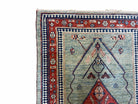 3 x 9 Vintage Handmade Quality Runner Wool Rug Geometric Organic Dyes Teal Green - Jewel Rugs