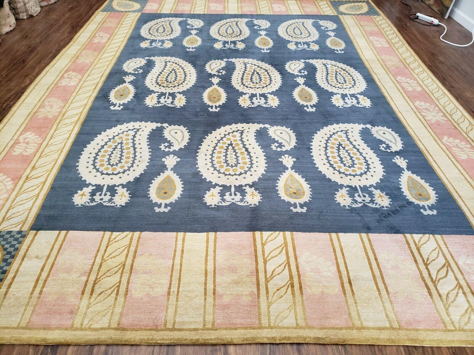 9' X 12' Odegard Handmade Tibetan Nepal Wool Rug Decorative Rug Wow - Jewel Rugs