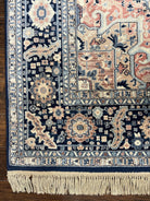 Karastan Rug 8.8 x 12 Blue Heriz #748, Wool Karastan Carpet, Discontinued Karastan Area Rug, Vintage Karastan Original Collection 700 Series - Jewel Rugs