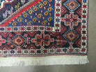 4' X 5.5' Vintage Handmade Turkish Tribal Wool Rug Medallion Nice - Jewel Rugs