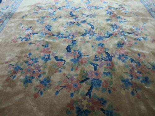 9' X 12' Antique Hand Made Art Deco Nichols Peking Fette Chinese Rug Carpet Nice - Jewel Rugs