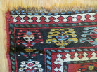 3' 3" X 10' Hand-Knotted Antique Handmade Caucasian Kazak Wool Runner Rug - Jewel Rugs