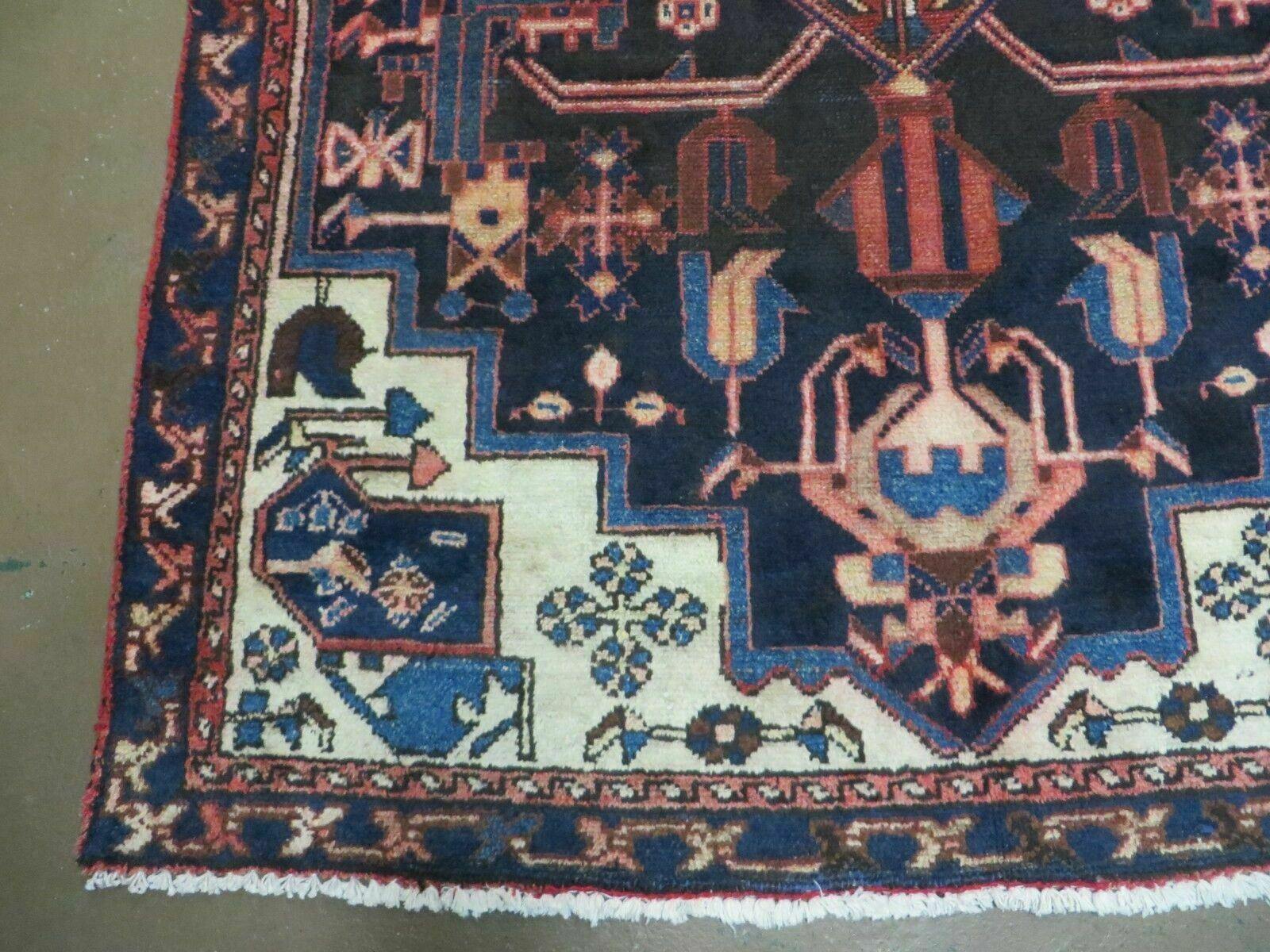 4' X 7' Antique 1920 Handmade Turkish Anatolian Wool Rug Veg Dye Nice - Jewel Rugs