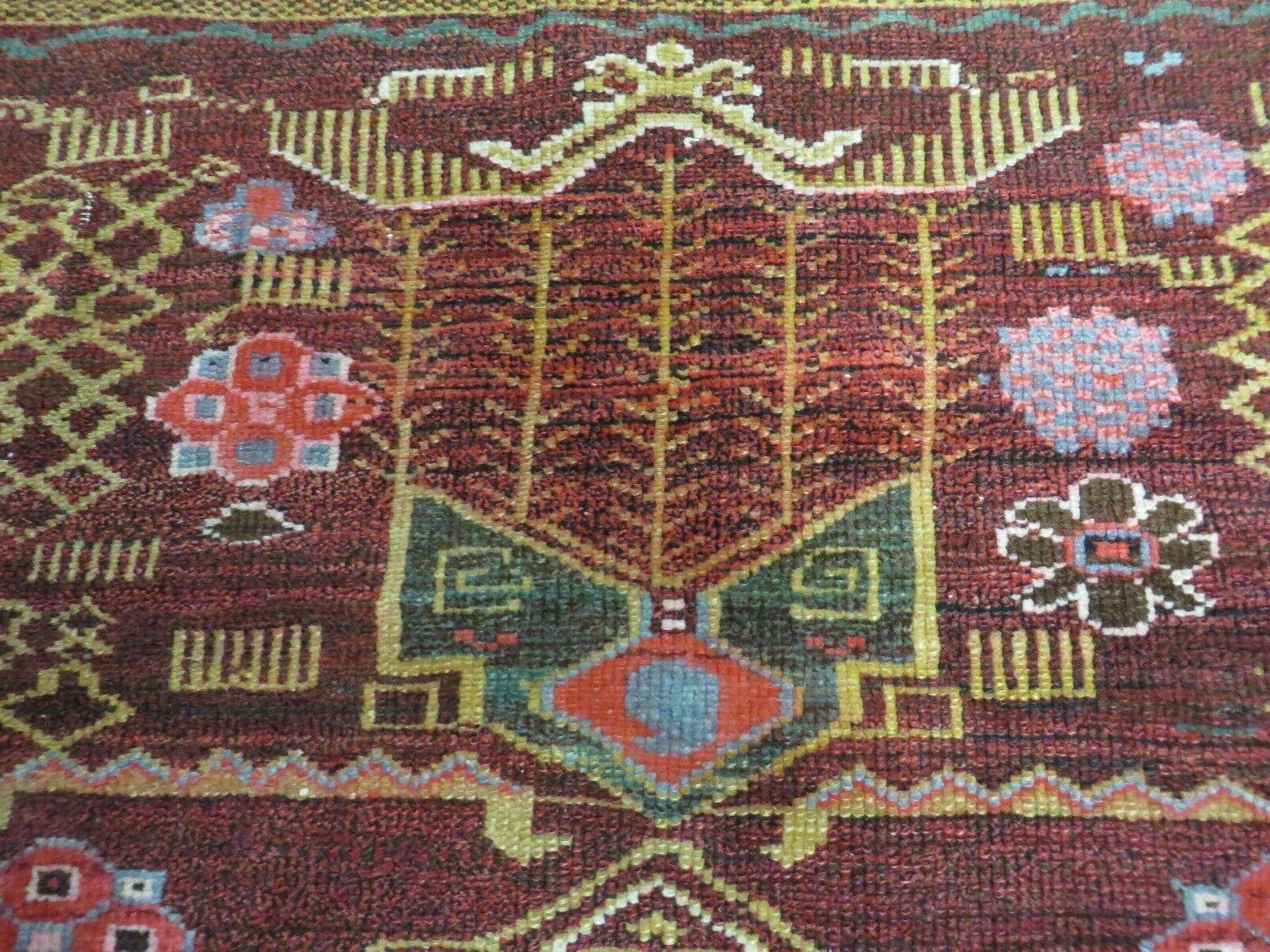 4' X 6' Antique Handmade Caucasian Shirvan Russian Armenian Wool Rug Colorful - Jewel Rugs