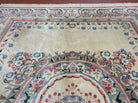 8' X 10' Vintage Handmade Wool Rug Aubusson Savonnerie Design European Nice - Jewel Rugs