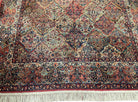 8' 8" X 10' 6" Karastan Multicolor Panel Kirman # 717 Wool Rug American Beauty - Jewel Rugs