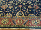 9' X 11' Antique Handmade Turkish Sparta Wool Area Rug Floral Nice Organic Dyes - Jewel Rugs