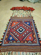 3' X 4' Antique Handmade Turkish Wool Kilim Rug Decorative Seat Cover - Jewel Rugs