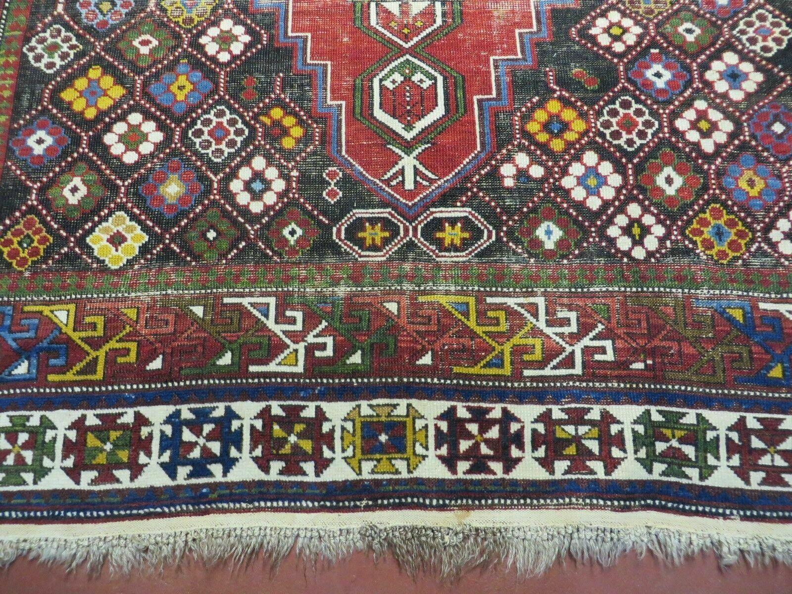 6' X 11' Antique Handmade Caucasian Kuba Shirvan Wool Rug Runner Collectible Nice - Jewel Rugs